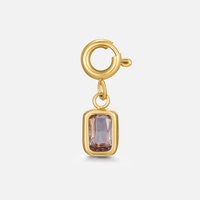 Amethyst Crystal Charm - Beautiful Earth Boutique