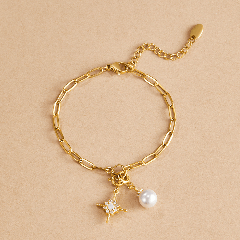 Crystal North Star Charm - Beautiful Earth Boutique