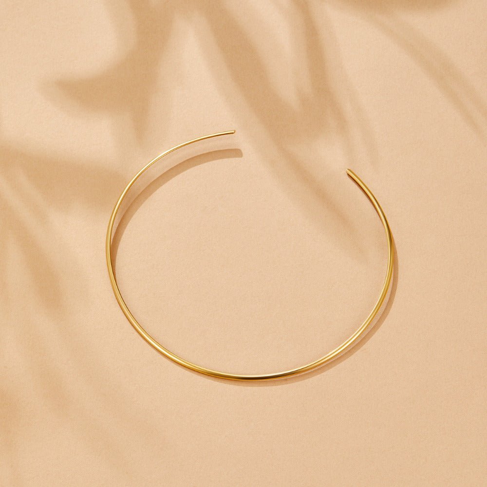 Dainty Gold Collar Necklace - Beautiful Earth Boutique