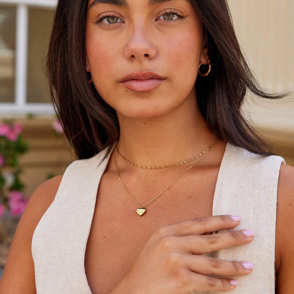 Marina Love Gold Necklace - Beautiful Earth Boutique