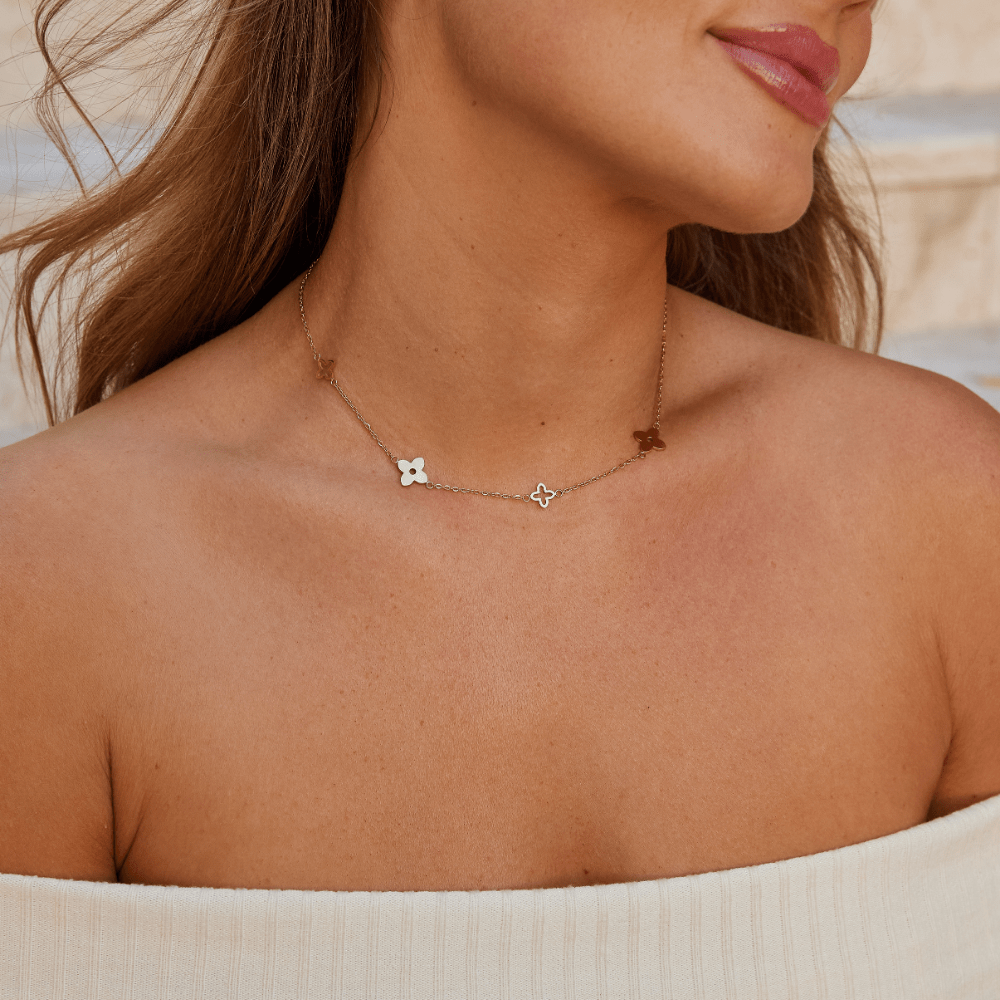 Tori Petal Chain Necklace - Beautiful Earth Boutique