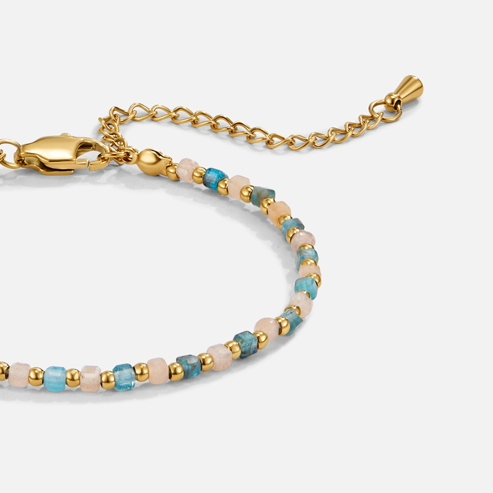 Alashan Blue Bead Bracelet