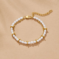 Aria Layered Pearl Bracelet - Beautiful Earth Boutique