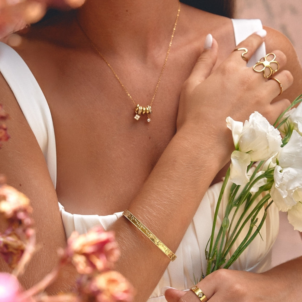 Aurea Gold Ring Pendant Necklace