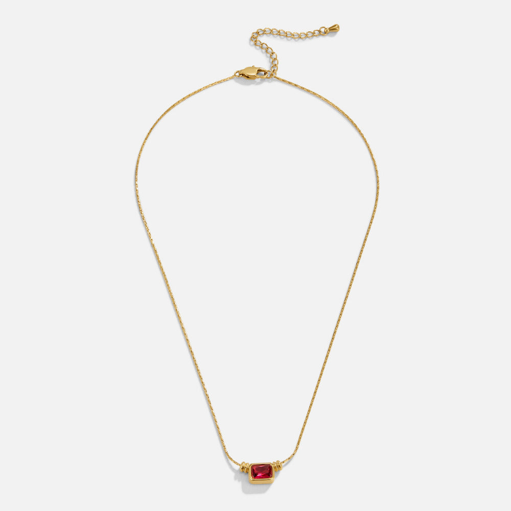 Aurelia Crystal Gold Necklace