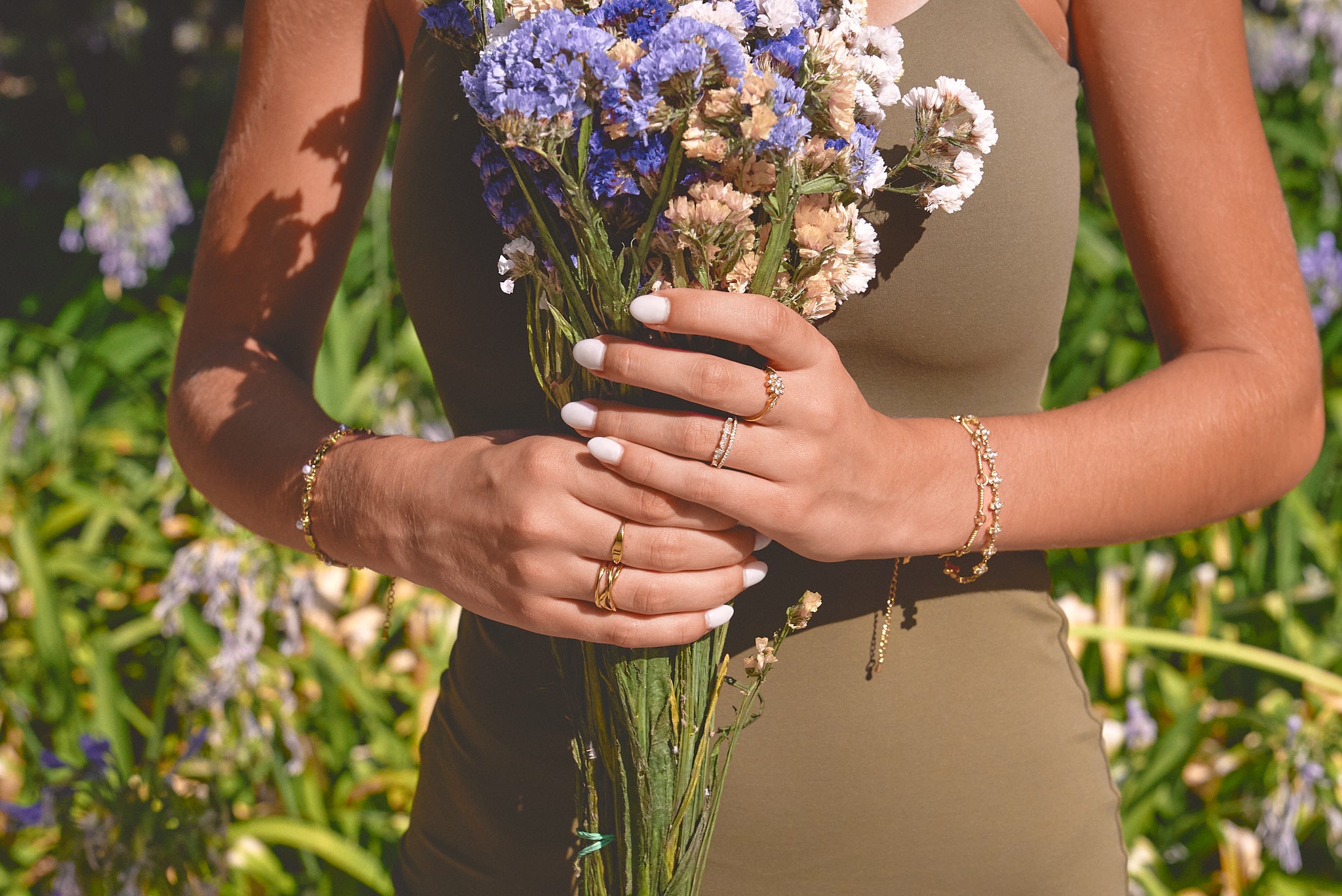 Golden Crystal Vine Bracelet - Beautiful Earth Boutique