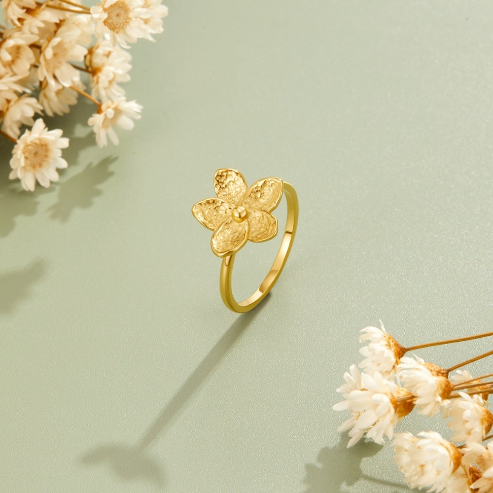 Blooming Gold Flower Ring