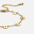 Golden Petal Link Bracelet