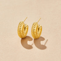 Lulu Spring Hoop Earrings - Beautiful Earth Boutique