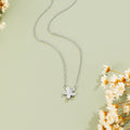 Silver Blossom Pendant Necklace