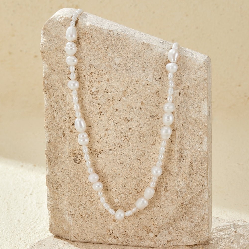 Alea Pearl Bead Necklace - Beautiful Earth Boutique