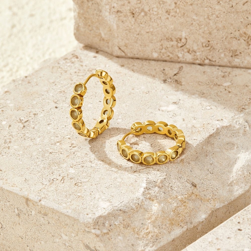 Beaded Arizona Hoop Earrings - Beautiful Earth Boutique