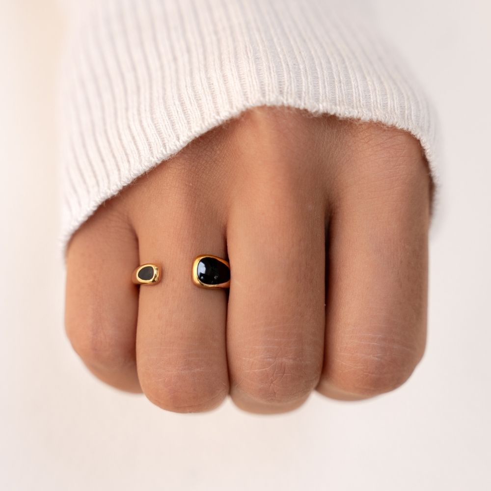 Black Sahara Wrap Ring - Beautiful Earth Boutique