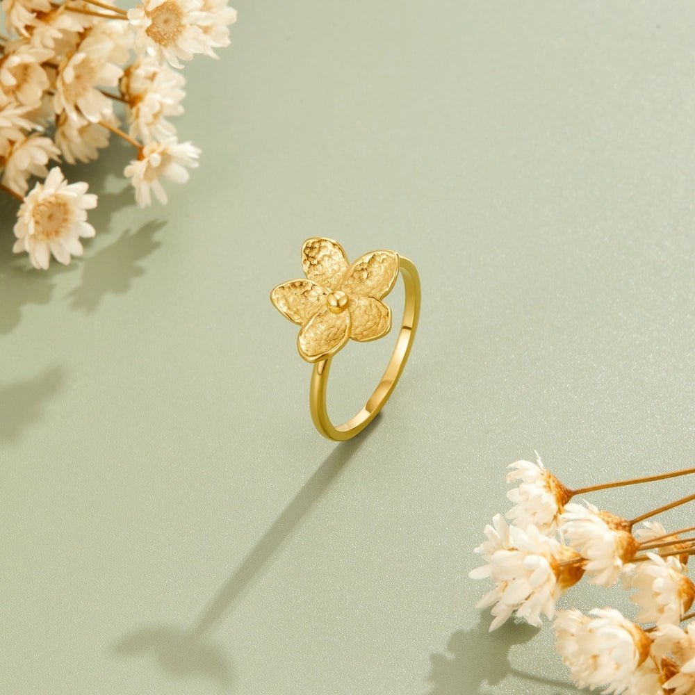 Blooming Gold Flower Ring - Beautiful Earth Boutique
