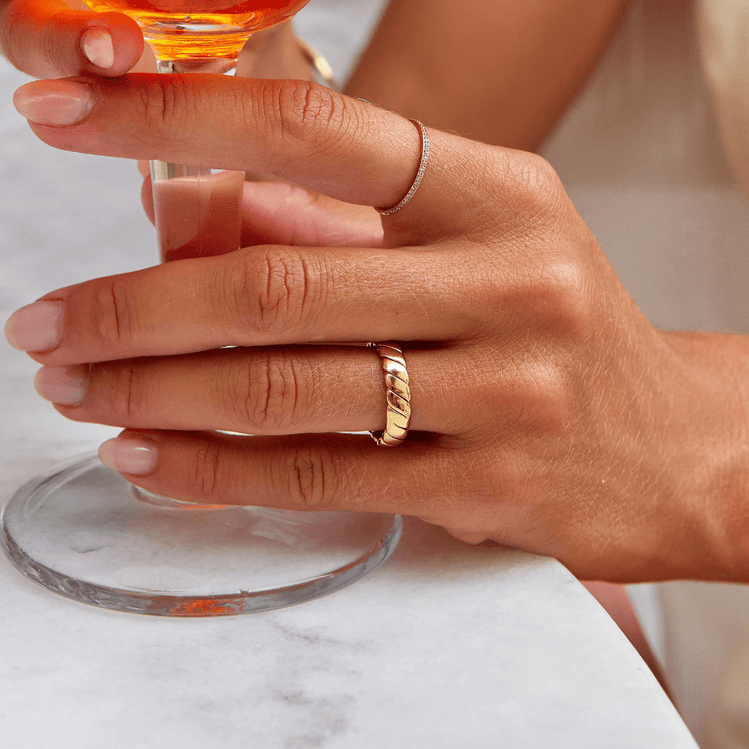 Calira Twisted Infinity Ring - Beautiful Earth Boutique