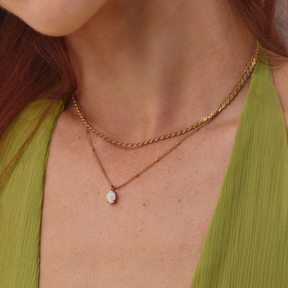 Clement Gold Twist Necklace - Beautiful Earth Boutique