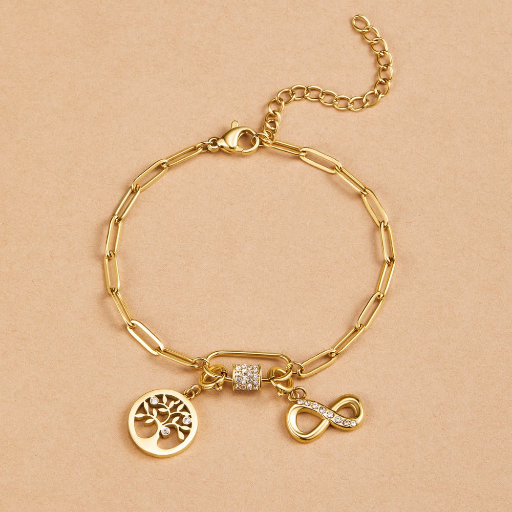 Golden Tree Of Life Charm - Beautiful Earth Boutique