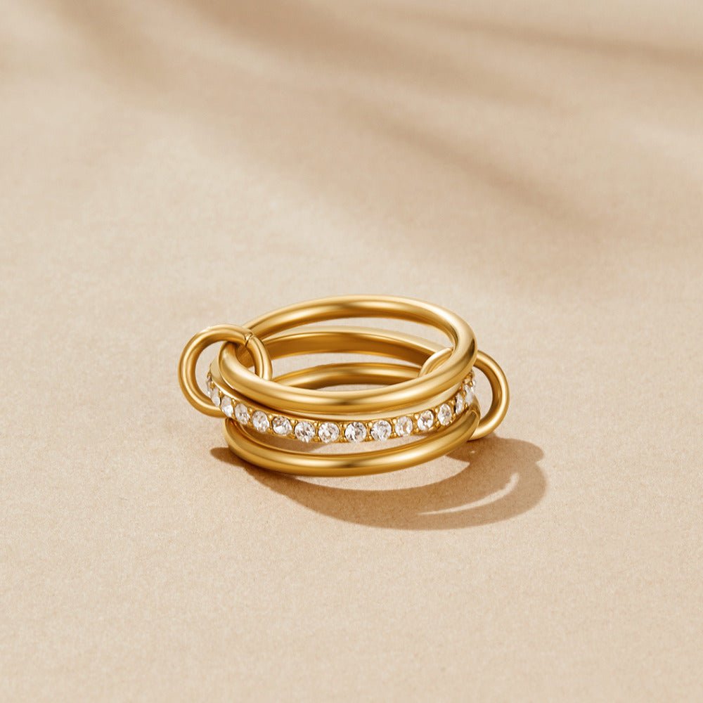 Layered Kaili Gold Ring - Beautiful Earth Boutique