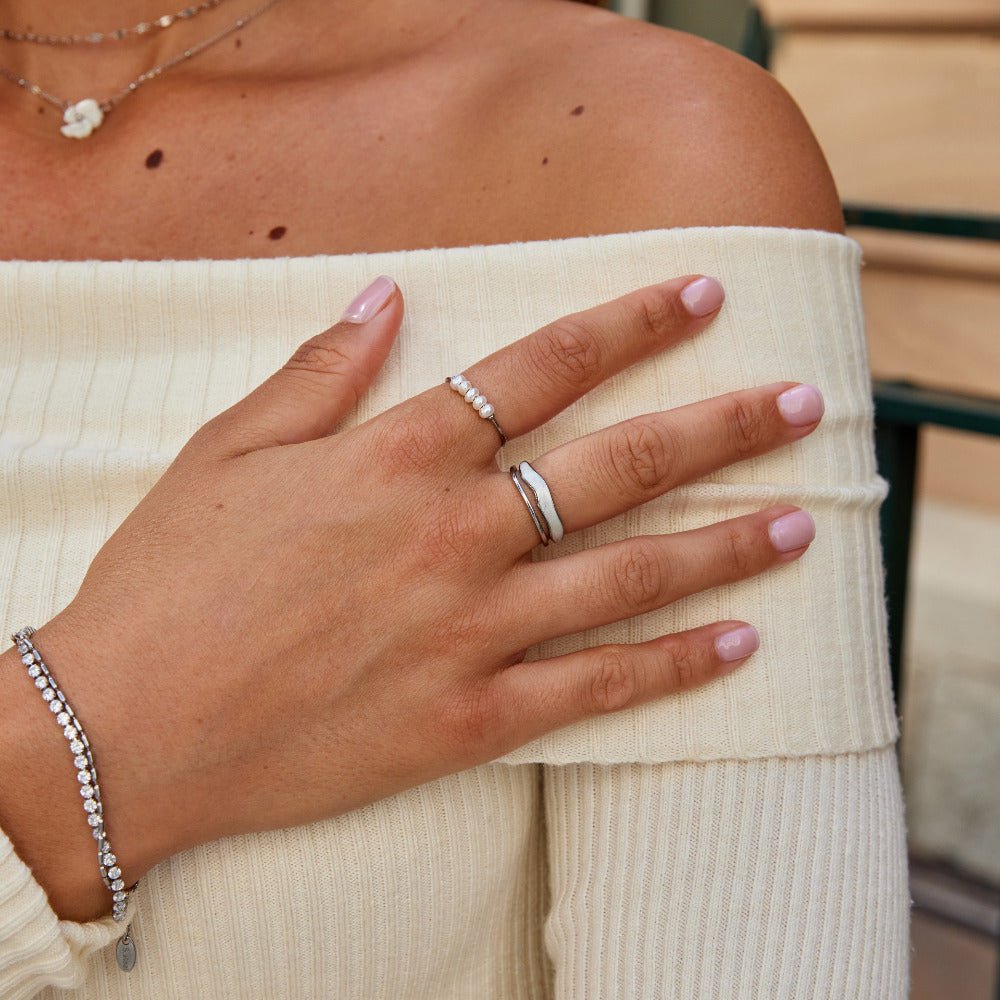 Layered Sahara Silver Ring - Beautiful Earth Boutique