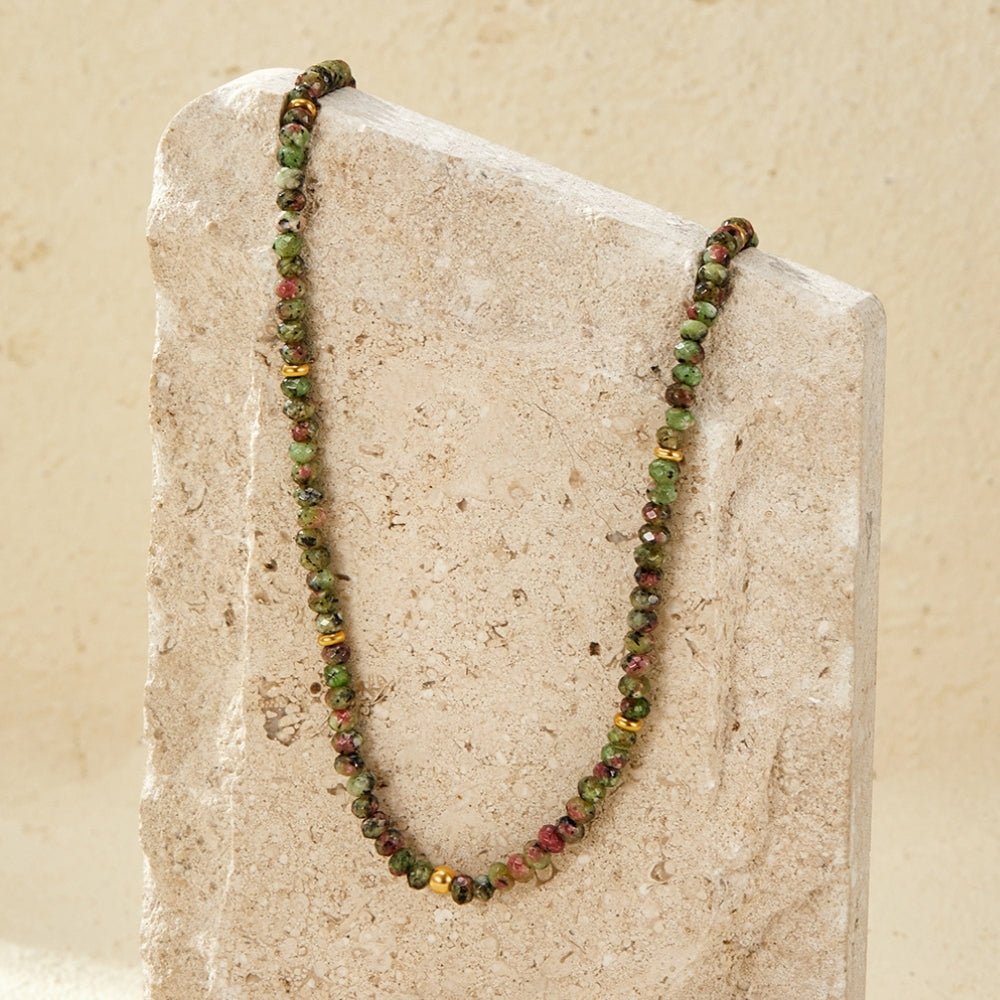 Lush Green Bead Necklace - Beautiful Earth Boutique
