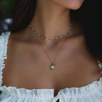 Mila White Bead Necklace - Beautiful Earth Boutique