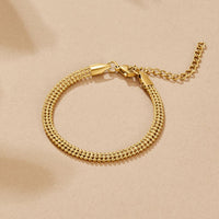 Milan Gold Beaded Chain Bracelet - Beautiful Earth Boutique