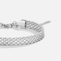 Molly Silver Mesh Chain Bracelet - Beautiful Earth Boutique