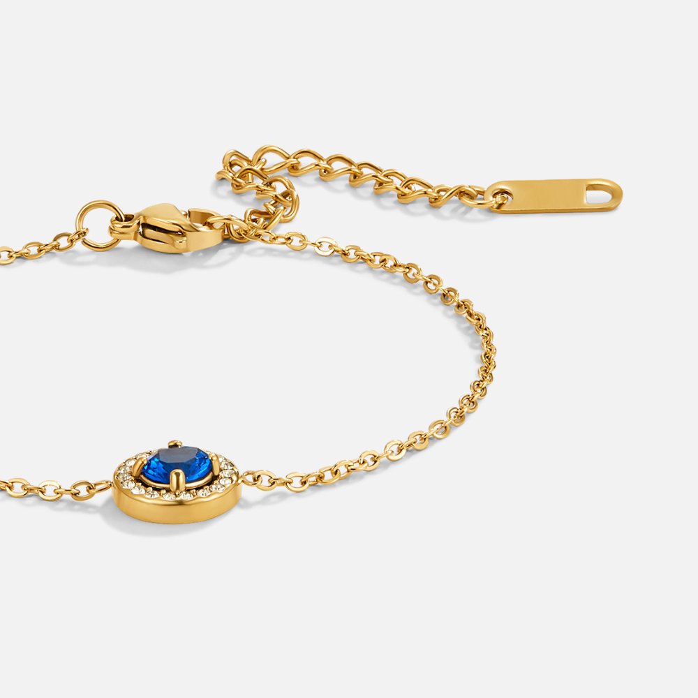 Ocean Blue Crystal Bracelet - Beautiful Earth Boutique