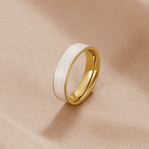Sahara White Band Ring - Beautiful Earth Boutique