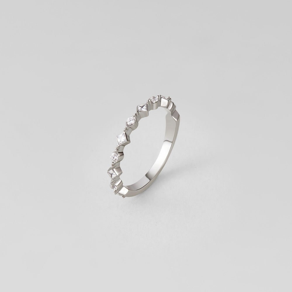 Silver Milana Crystal Ring - Beautiful Earth Boutique