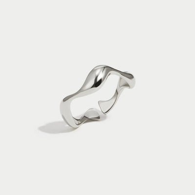 Silver Wave Ring - Beautiful Earth Boutique