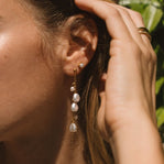Sofia Pearl Stud Earrings - Beautiful Earth Boutique