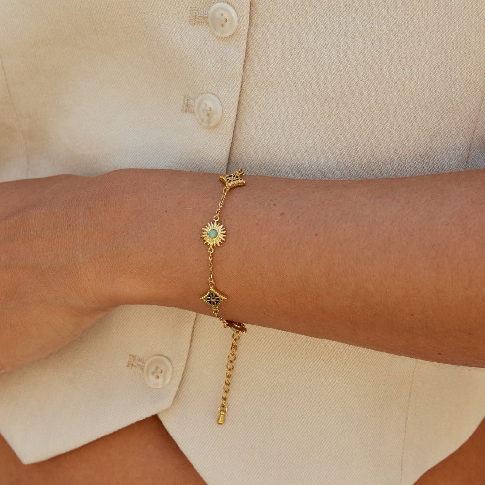 'Sunkissed' Turquoise Bracelet - Beautiful Earth Boutique