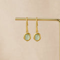 Vintage Aquamarine Drop Earrings - Beautiful Earth Boutique