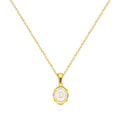 Vintage Gold Letter Necklace - Beautiful Earth Boutique
