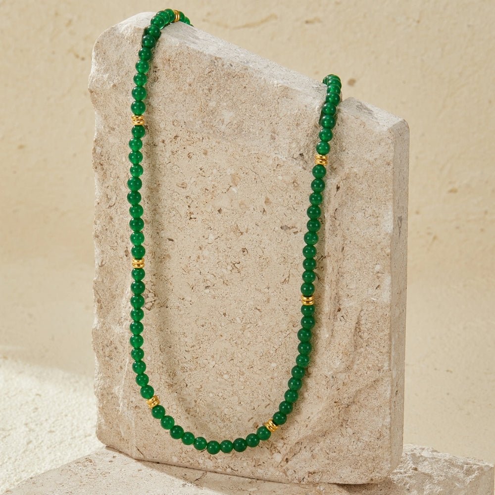 Winona Green Onyx Necklace - Beautiful Earth Boutique